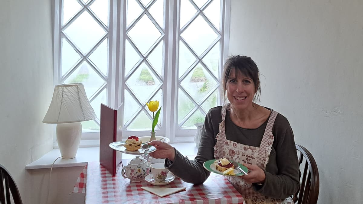 Rambler's Rest tea room on Exmoor has the answer to jam or cream first